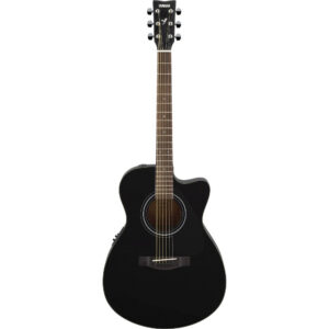 YAMAHA Spruce Wood Fsx80C Semi Acoustic Cutaway Guitar (Black)