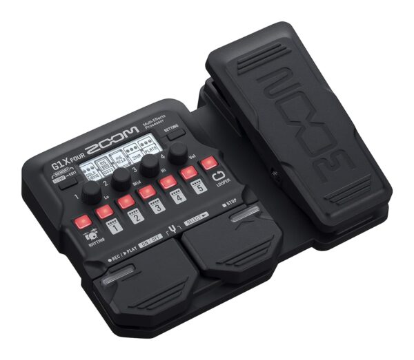 Zoom G1X Four Multi-effects Processor with Expression Pedal without adapter