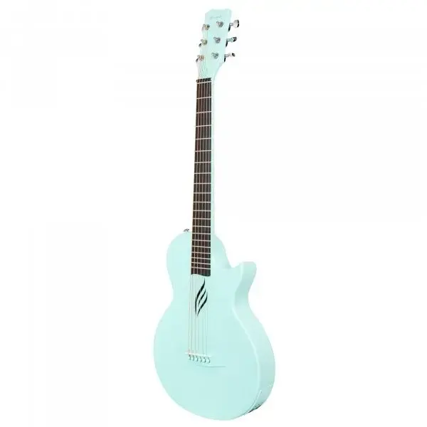 Enya Nova Go Blue Color Acoustic Guitar Cabon Fiber