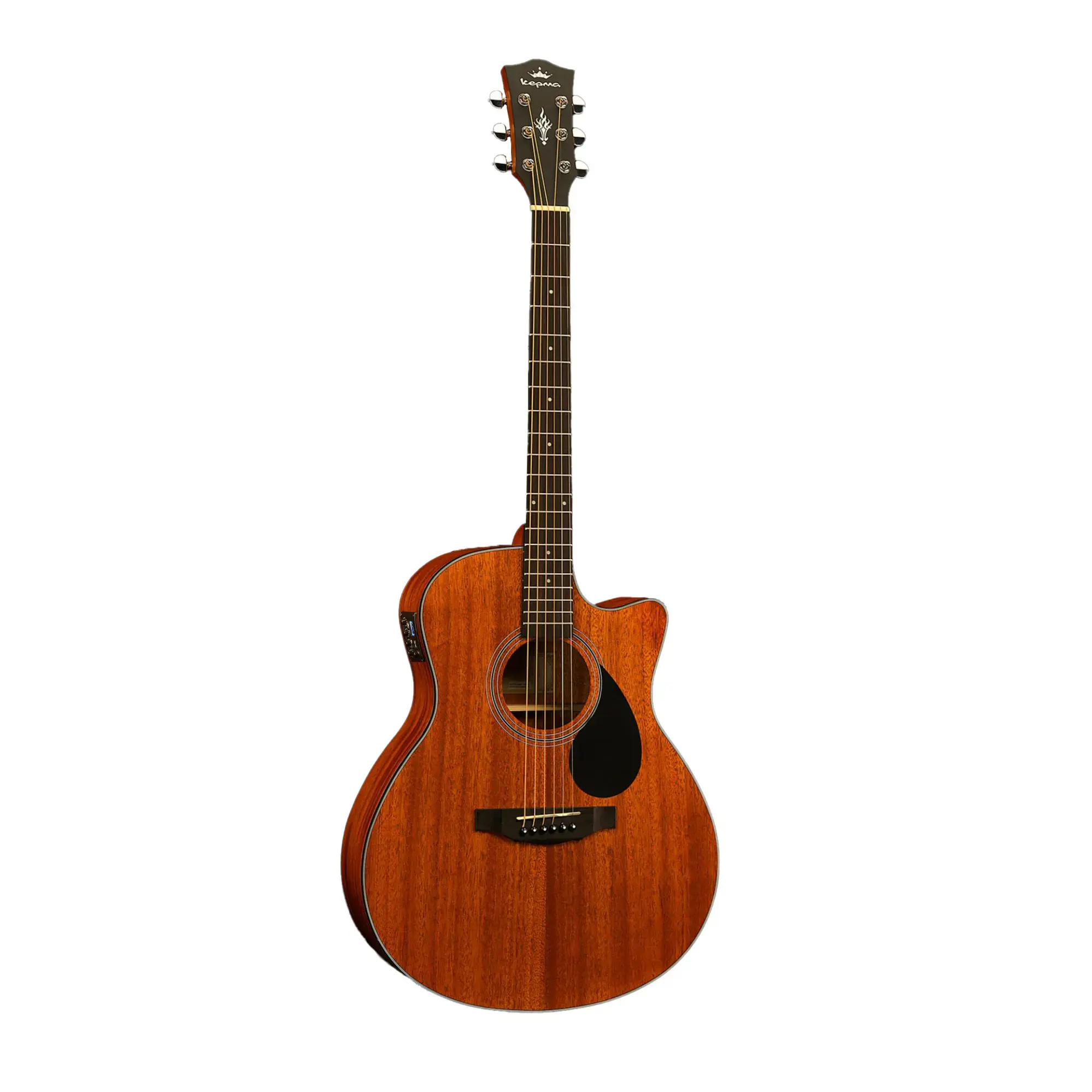 Kepma EACE Semi Acoustic Guitar All Mahogany