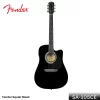 Fender Squier SA-105CE Dreadnought Cutaway Semi Acoustic Guitar Black