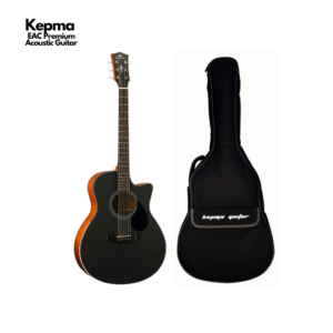 Kepma EAC Acoustic Guitar Black Matt Finish