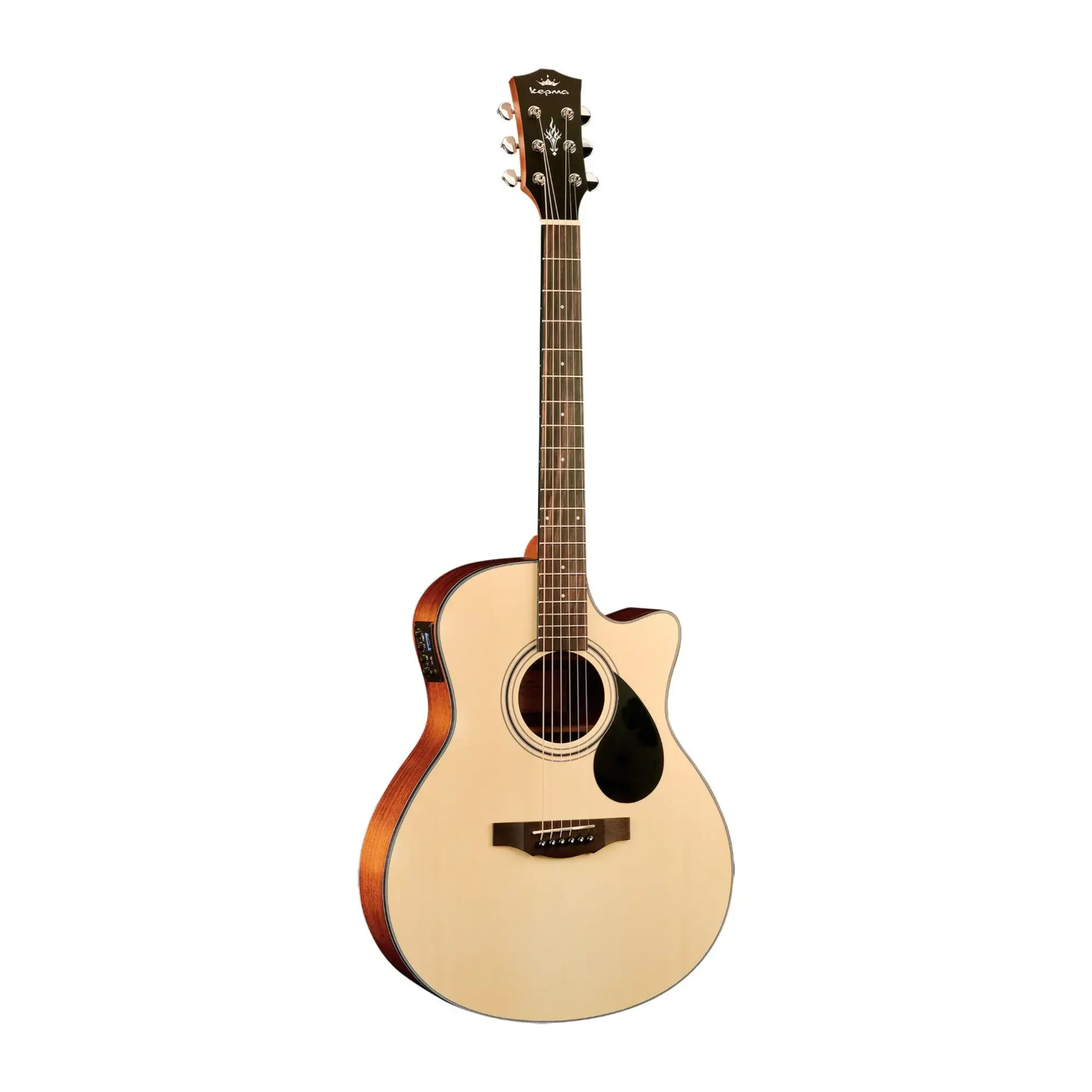 Kepma EACE Semi Acoustic Guitar Natural