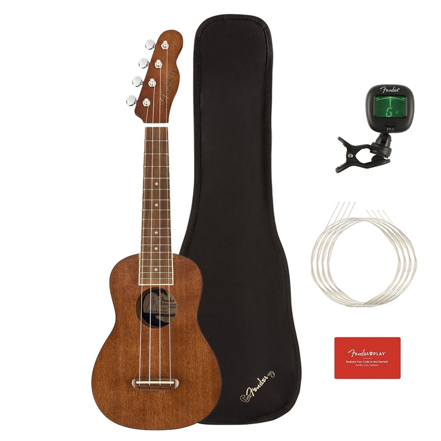 Fender Seaside Soprano Ukulele Pack 0971610022