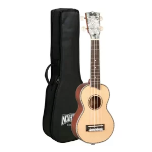 Mahalo MP1 Pearl Series Soprano Ukulele With Gig Bag - Natural