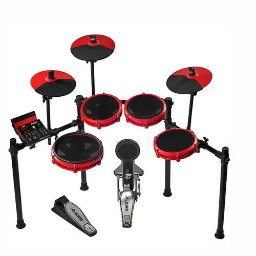 Alesis Nitro Max Special Edition | Eight Piece Electronic Kit with Mesh Heads and Bluetooth