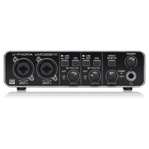 Behringer UMC202HD | Audio Interface with Midas Preamplifier