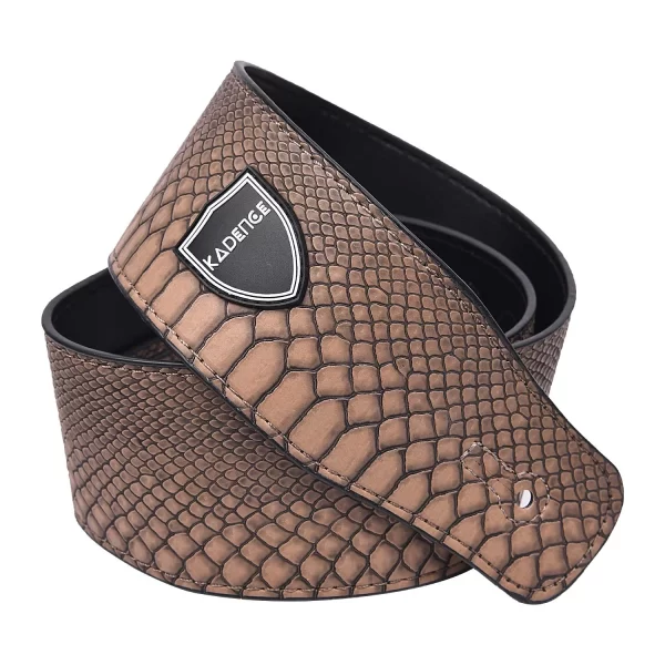 Kadence Guitar Strap S568 (Snake leather Design)